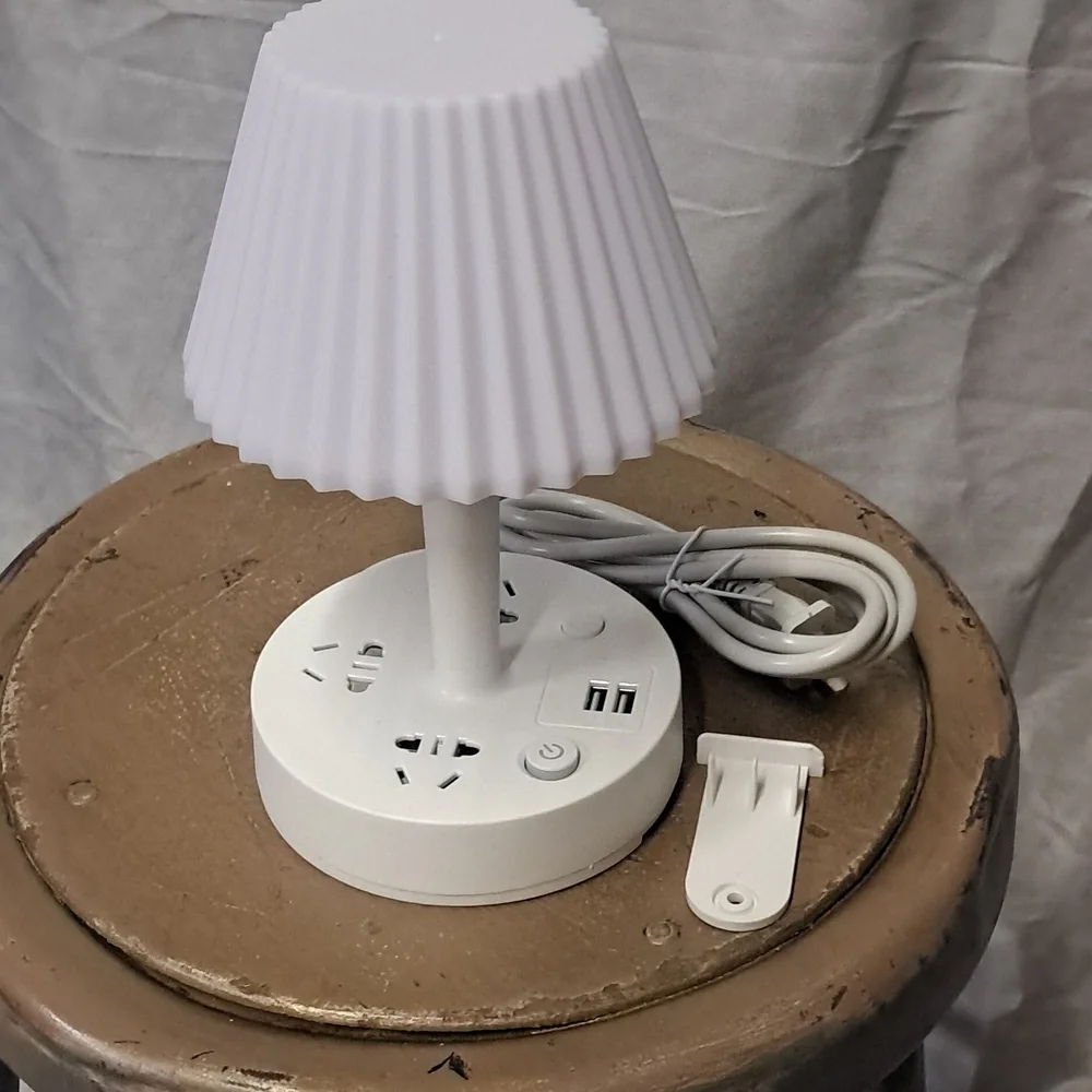 NWT Multifunctional Table Lamp Socket Integrated Eye Protection Bedside Lamp